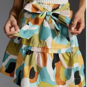 Maeve Somerset Patterned Mini Skirt